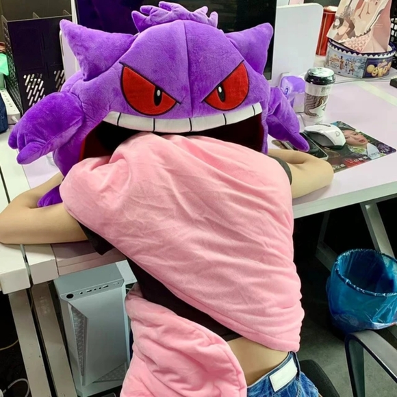130cm Toungue; Pokemon Gengar Plushie Pillow/Blanket Stuffed Toy - Picture 5 of 5